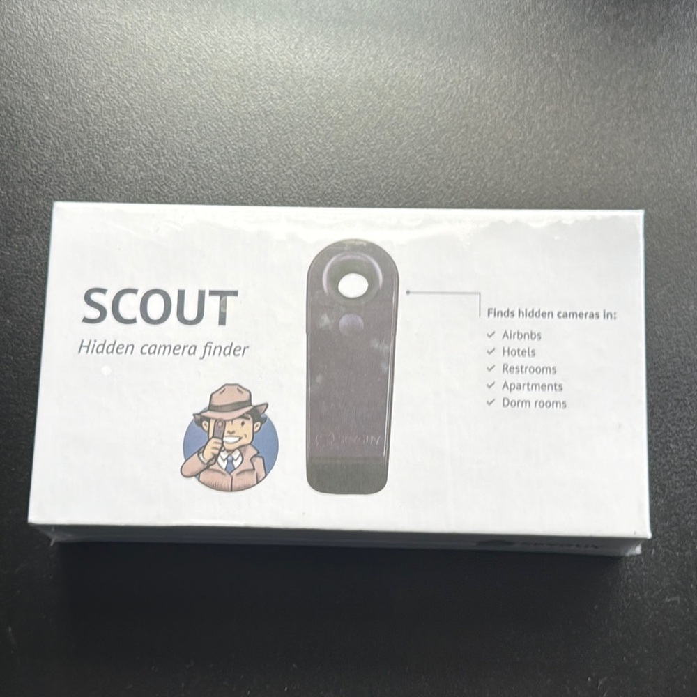 SCOUT Hidden Camera Finder - White
